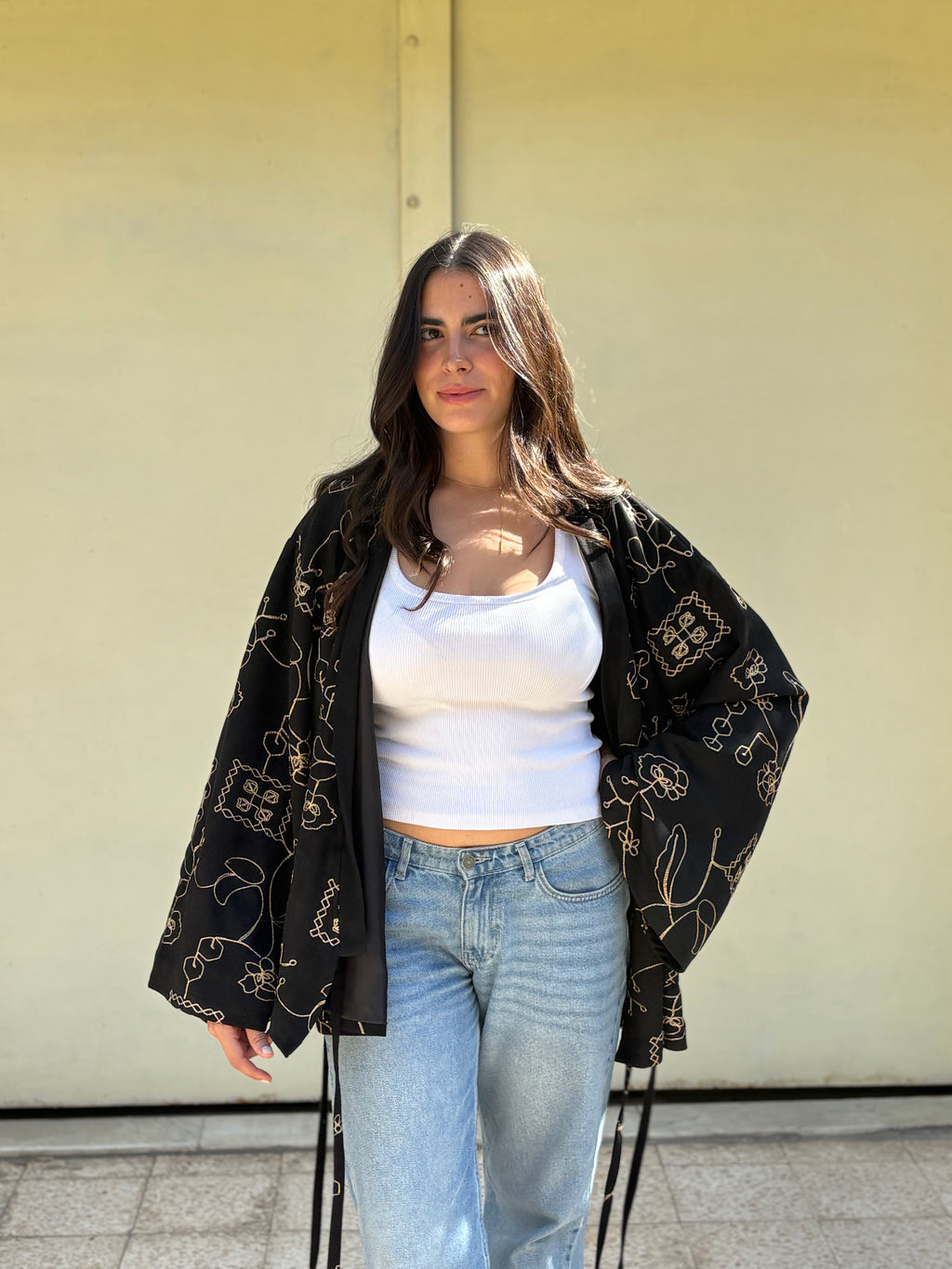Midnight Suede Wrap Jacket