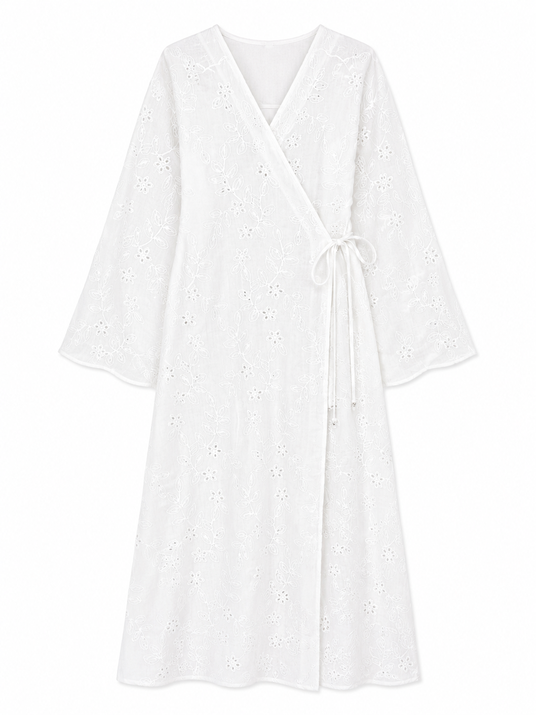Ivory Wrap Dress